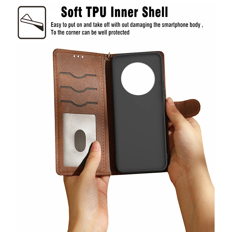 Flip Case for Xiaomi Qin F25 Leather & Silicone Book Cover