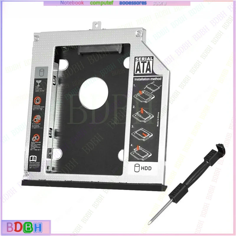 with bezel 2ND HARD DRIVE caddy for Lenovo Thinkpad T440p T540p W540p T540 W541