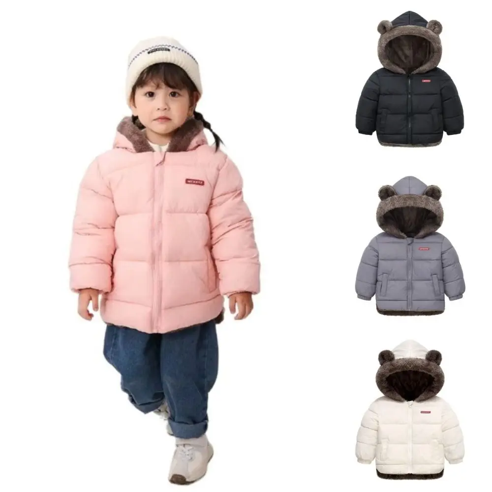 

Thickened Cashmere Children Coat Fleece Warm Winter Lamb Wool Jackets Cotton Fluffy Boys Girls Parka Outerwear New Year