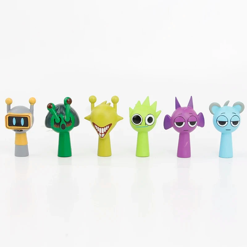 Hot 24 pièces/ensemble Mini Sprunki figurine jouet dessin animé film Sprunki Wenda modèle poupée Figurines enfants cadeau