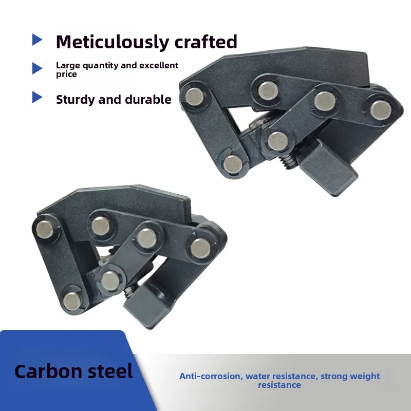 Serpentine lever cylinder pressing head does not occupy the space above the telescopic clip
