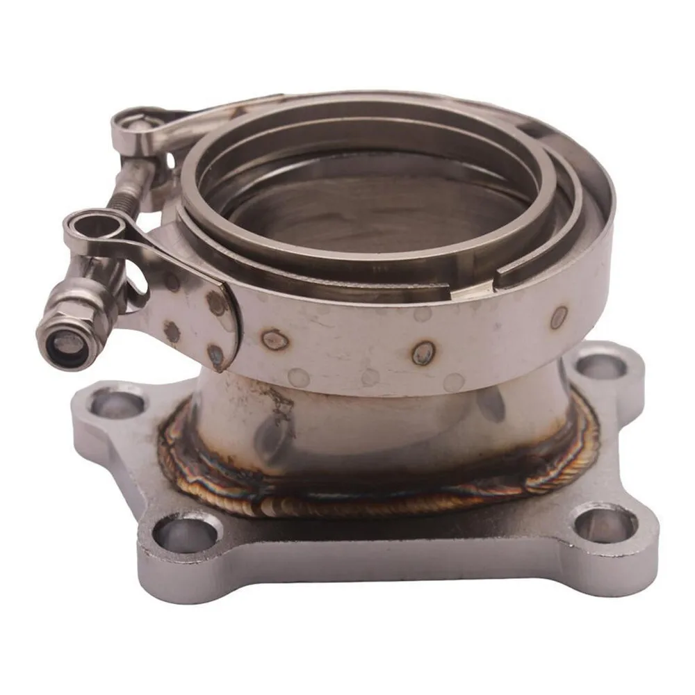 

3" 5 Bolt Stainless Steel Outlet V-Band Adapter Downpipe Flange Assy For Mazdaspeed 6