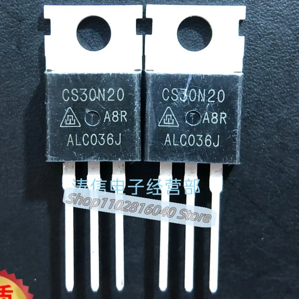 10PCS/Lot CS30N20=FTP30N20R  TO-220 30A 200V N Best Quality Imported Original Spot