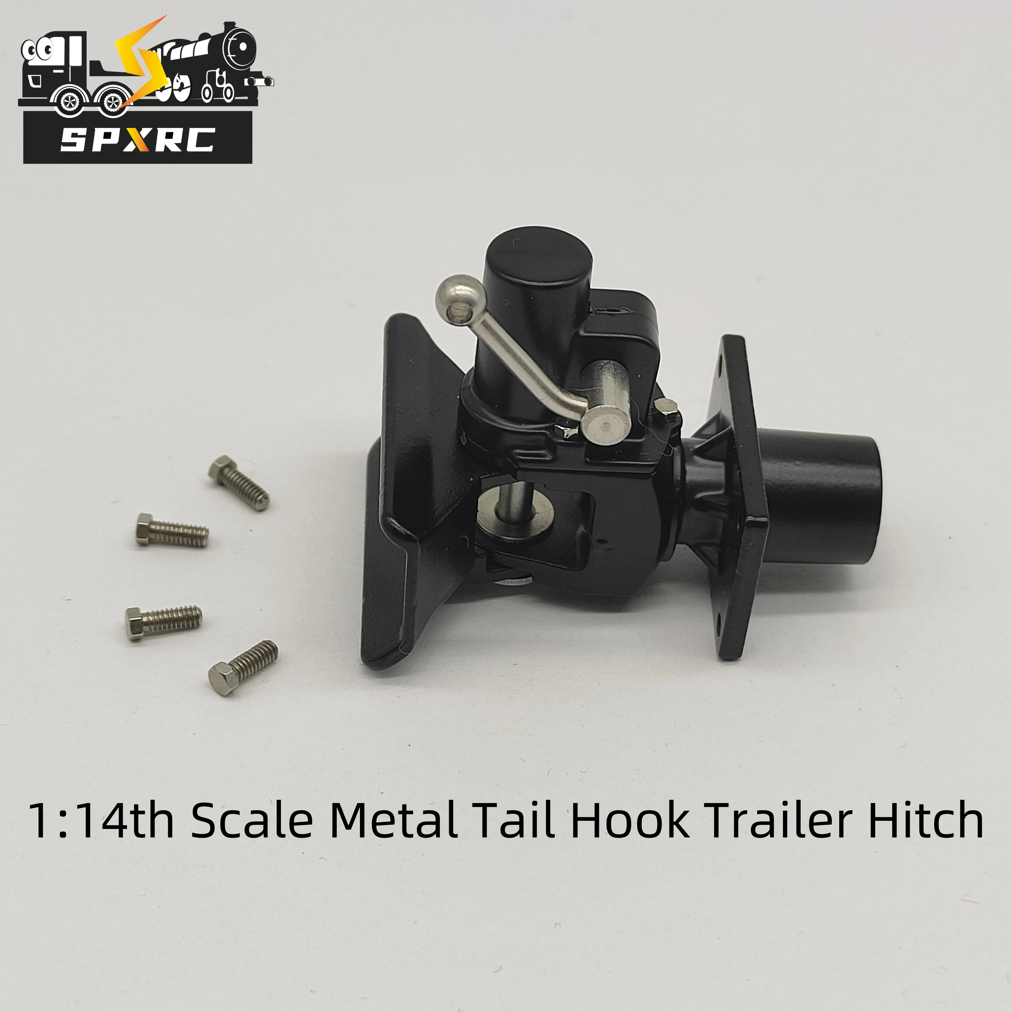 1:14th Scale Metal Tail Hook Trailer Hitch for KABOLITE K3363 Tamiya RC Dump Truck SCANIA R620 VOLVO Arocs MAN Car Accessories