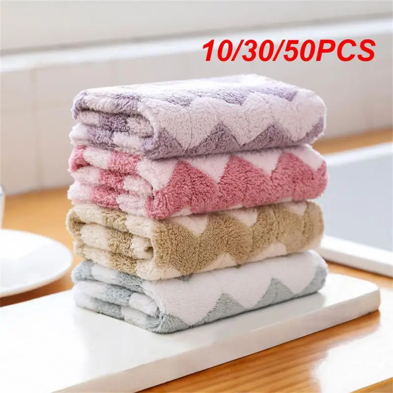 

10/30/50 шт., утолщенное полотенце из бамбукового угля