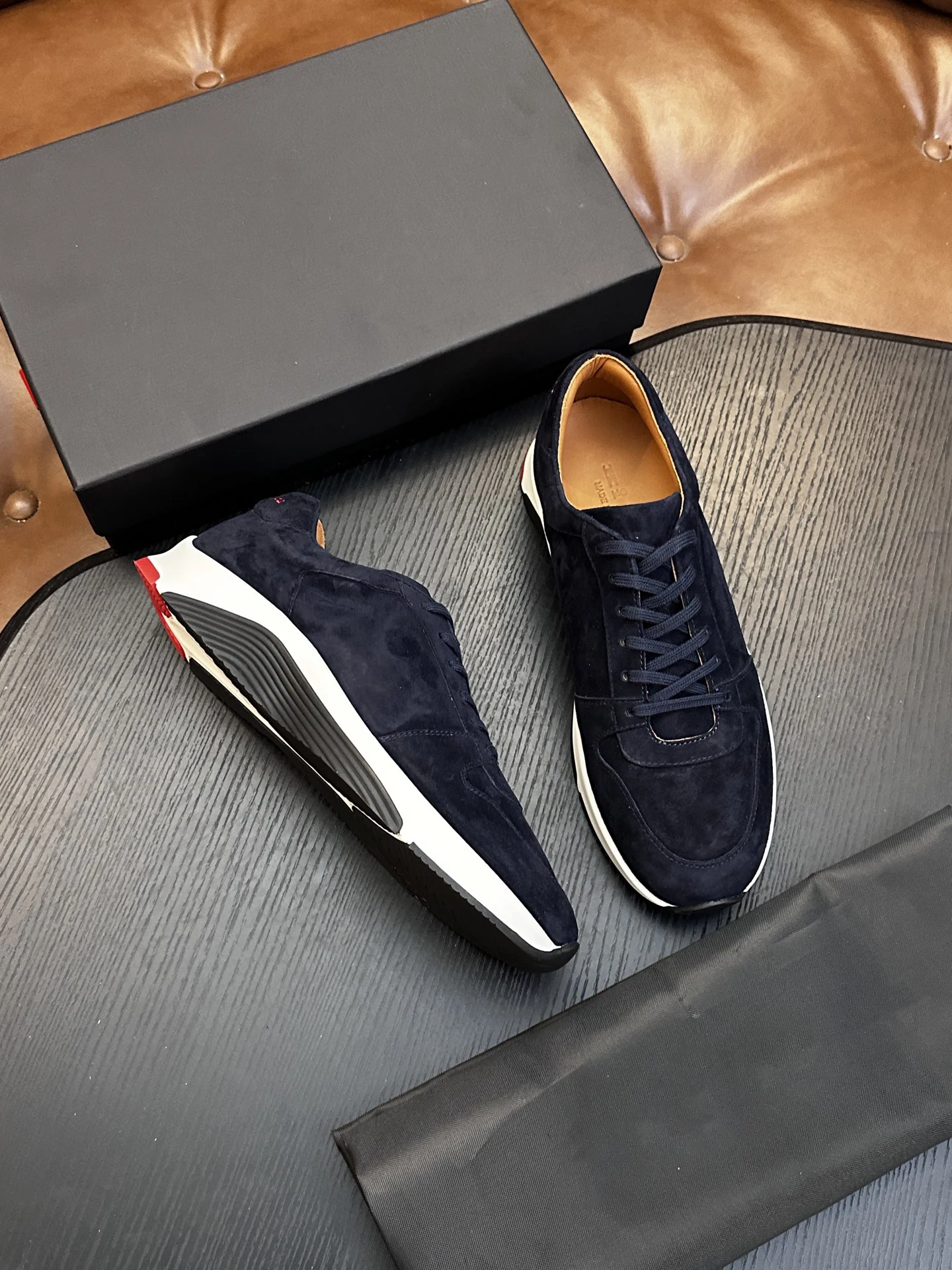 OECHSLI Shoes Cowhide Suede 2027 new Comfort fashion sports genuine leather outdoors High quality Men‘s European big size 38-47
