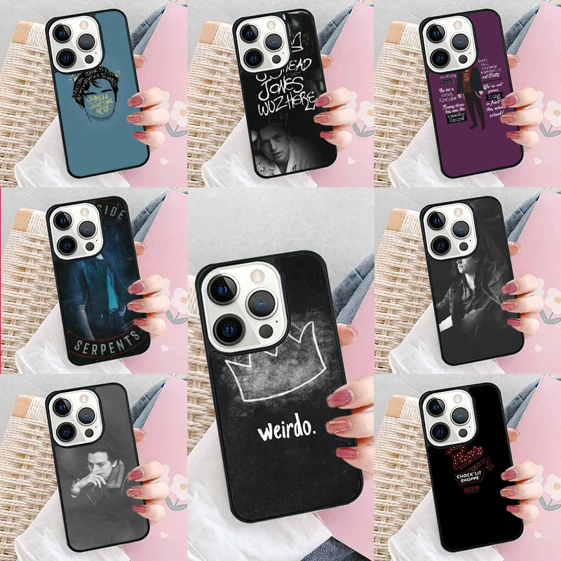 American TV Riverdale Jughead Jones Soft Phone Case Cover for iPhone 16 Promax 15 Pro 13 14 Plus 11 12 Mini XR XS MAX Coque