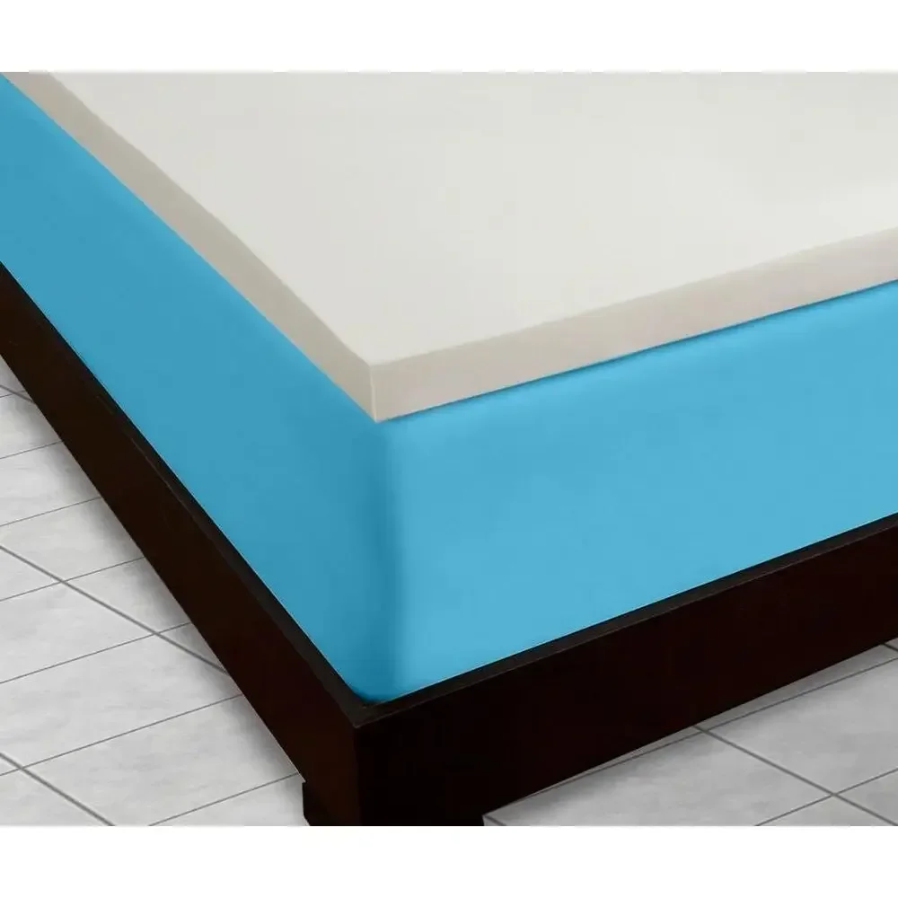 4lb Twin XL 3 Visco Elastic Memory Foam Mattress Topper