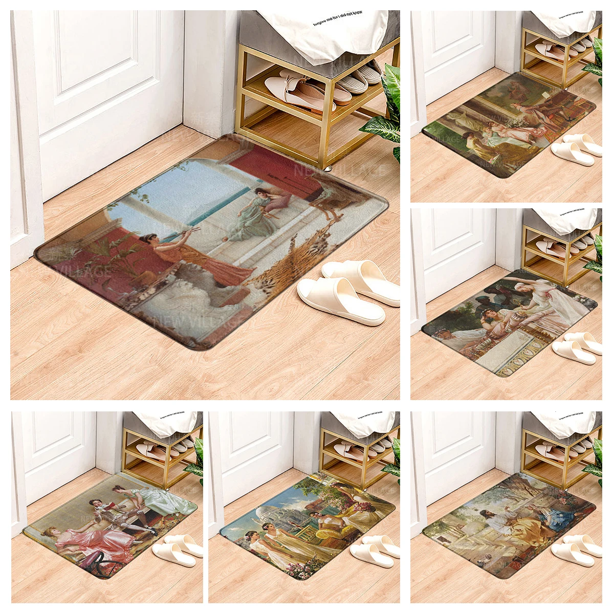 House entrance carpet Home Colorful animals doormat  Room Bath mat Foot mat bathroom non-slip mat Kitchen water absorption mat