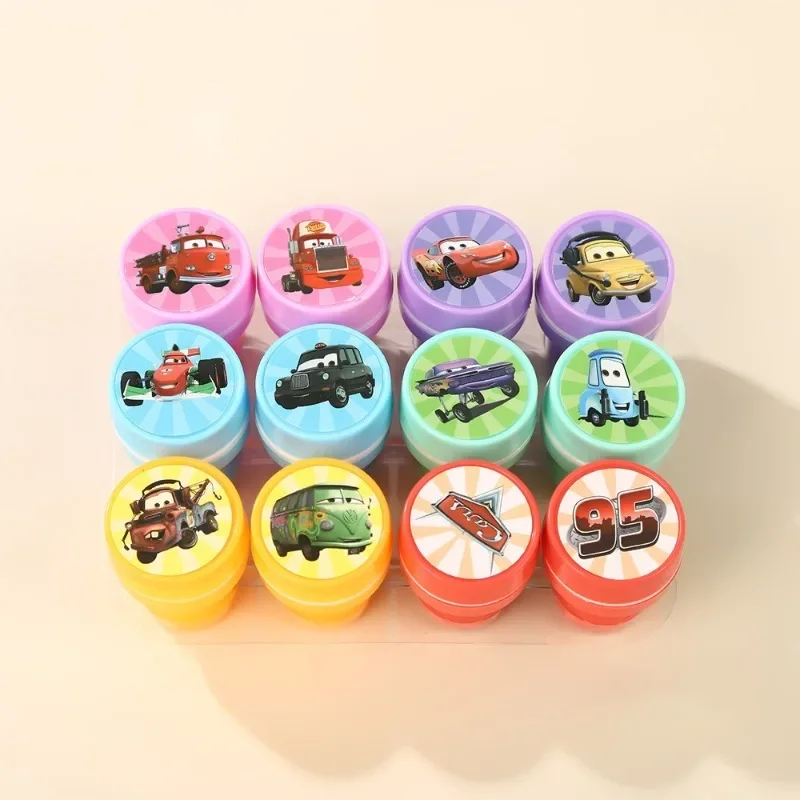 Anime Dsn Cars 12 Picture Set Cute Seals Reward Stickers for Kindergarten Students Small Gifts - view 4