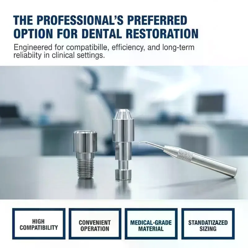 Prosthetic Kit for Retained Dental Solutions Featuring Titanium Multi Unit Analog