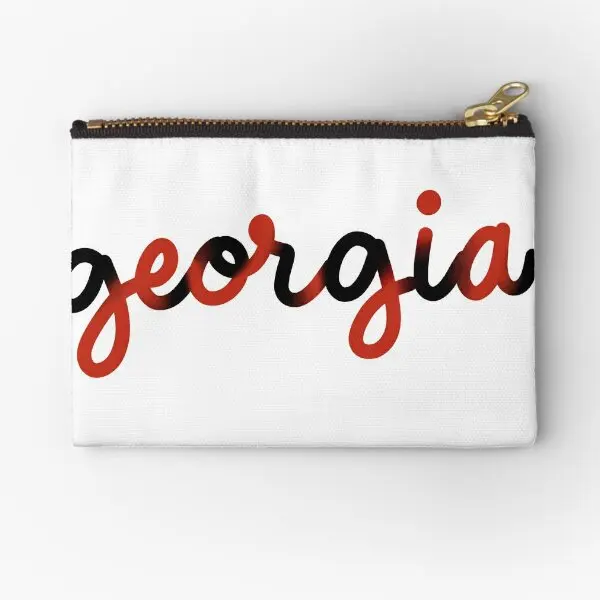 Georgia Ombre  Zipper Pouches Key Wallet Underwear Panties Pure Money Coin Bag Men Women Packaging Small Cosmetic Pocket Socks