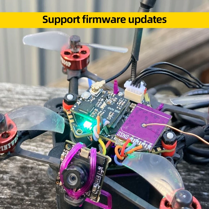 JHEMCU F435 NEO 1S AIO التحكم في الطيران F435 FC 4in1 ELRS F4 التحكم الرئيسي المتكامل 5A ESC لطائرة FPV أجهزة الاستقبال عن بعد بدون طيار #5