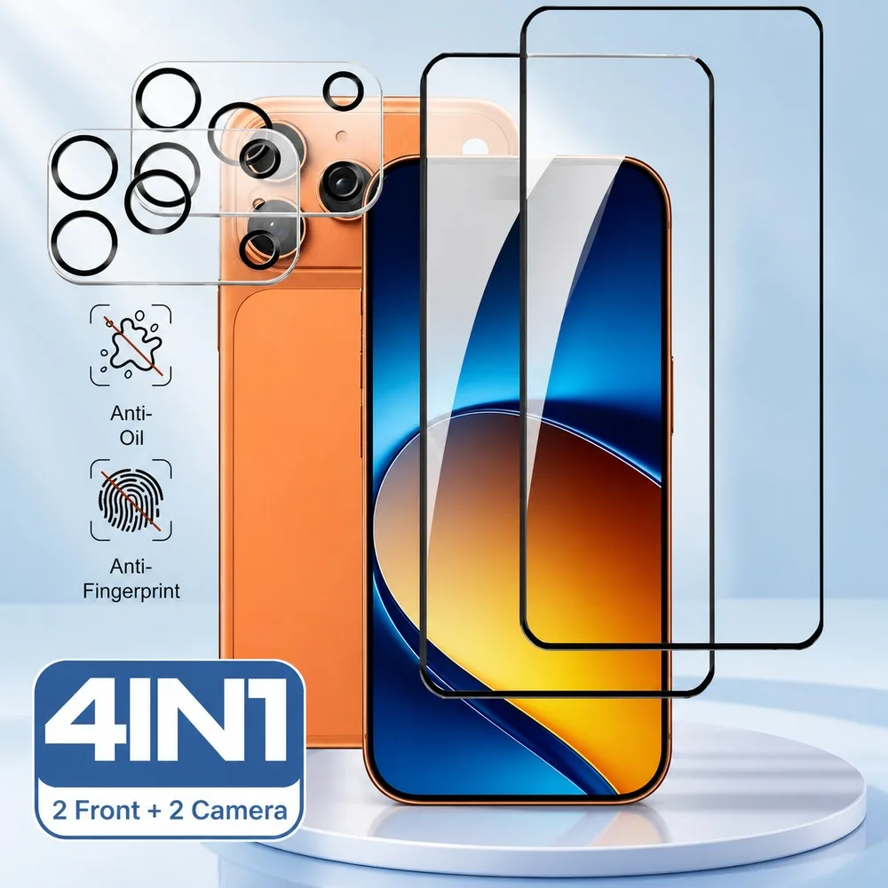 2+2 Stück Panzerglas für Asus Zenfone 12 Ultra 11 Ultra 10 Kameraobjektiv Displayschutz für Asus Zenfone 9 7 8 Kratzfest HD