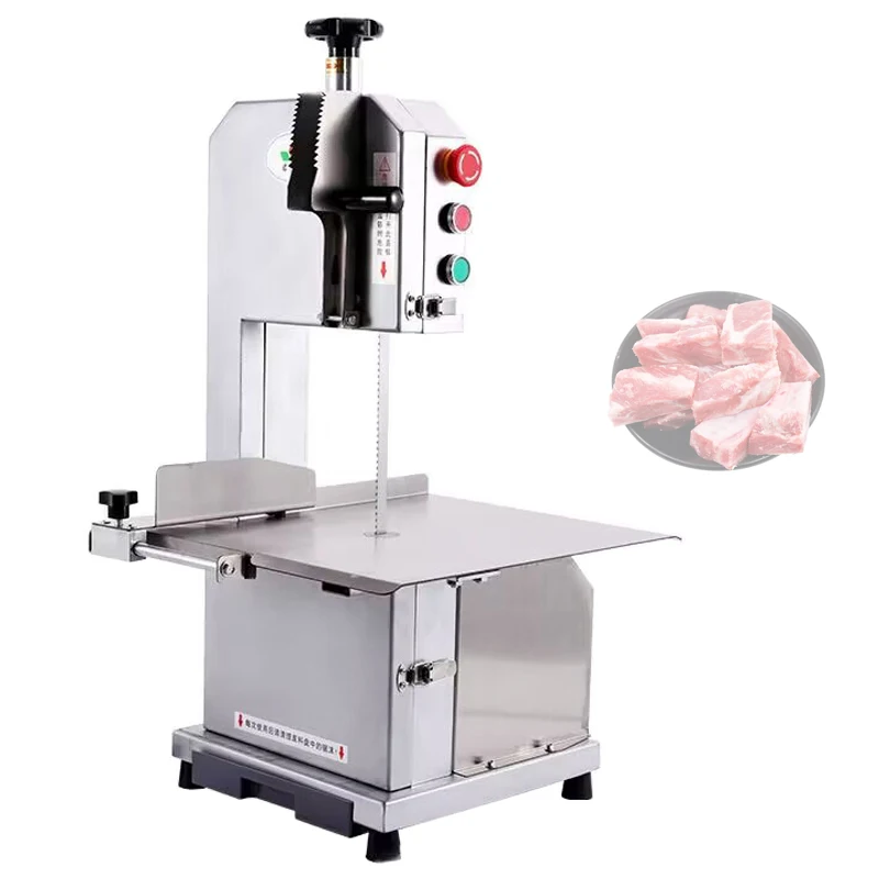 

Commercial Butcher Saw Machine Electric Fat Cattle Mutton Cutting Bone Sawing Trotters Steak Hot Pot Frozen Meat Planing Slices