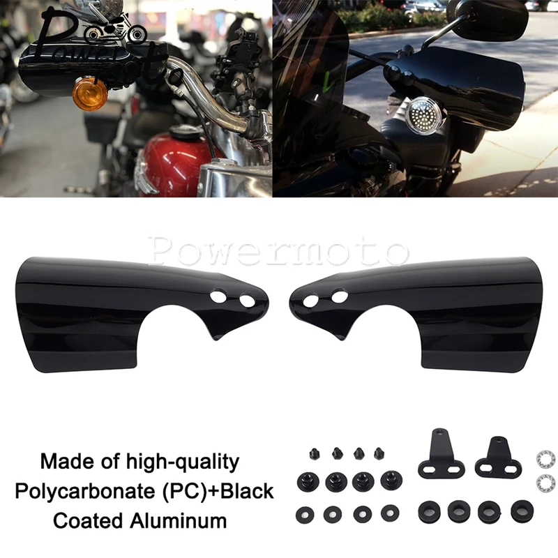 

Club Style Handgaurd Hand Guards Cover For Harley Softail Blackline Convertible Road King Custom FLHRS FXSB CVO/SE FLSTF FLSTFB