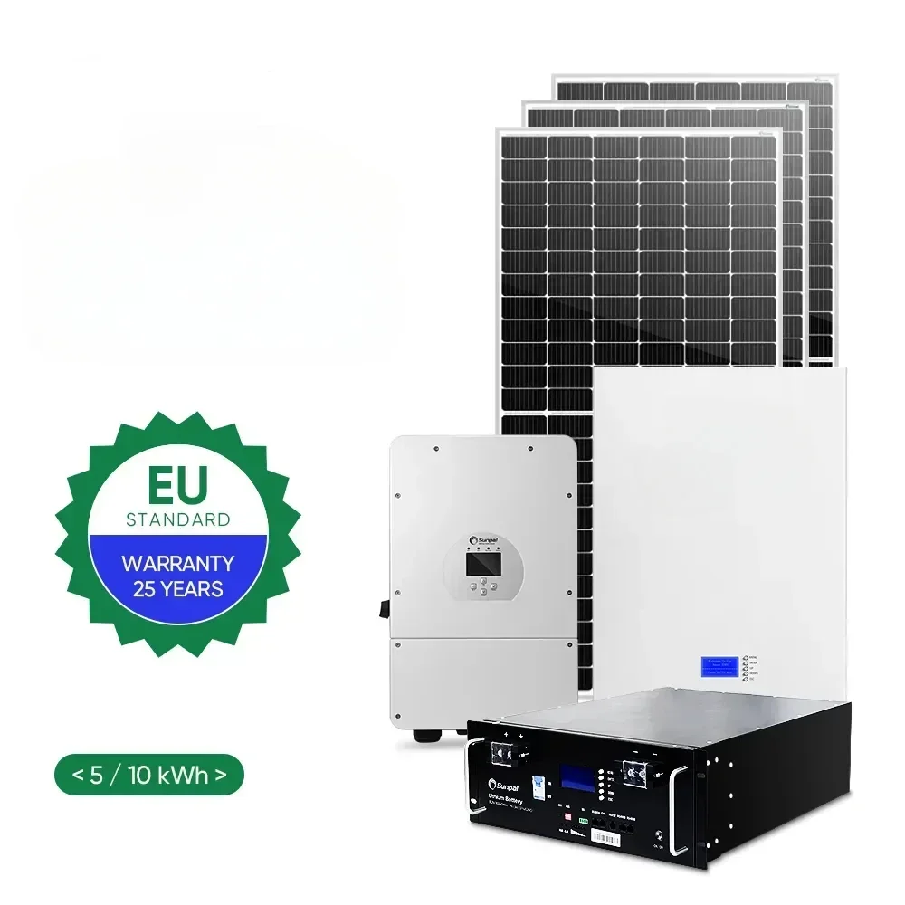 

Solar Grid Panel Hybrid Complete Kit 6 Kw 8Kw 10Kw 12Kw Solar Panel Energy Storage Photovoltaic System For Home