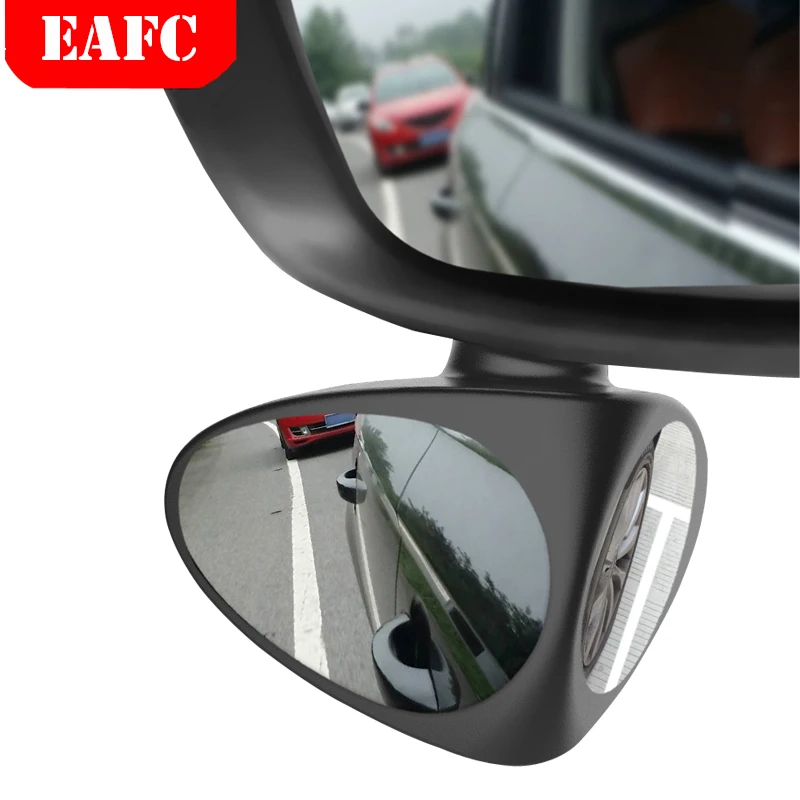 2 in 1 Car Blind Spot Mirror Wide Angle Mirror 360 Rotation Adjustable Convex Rear View Mirror View front wheel Auto Car mirror