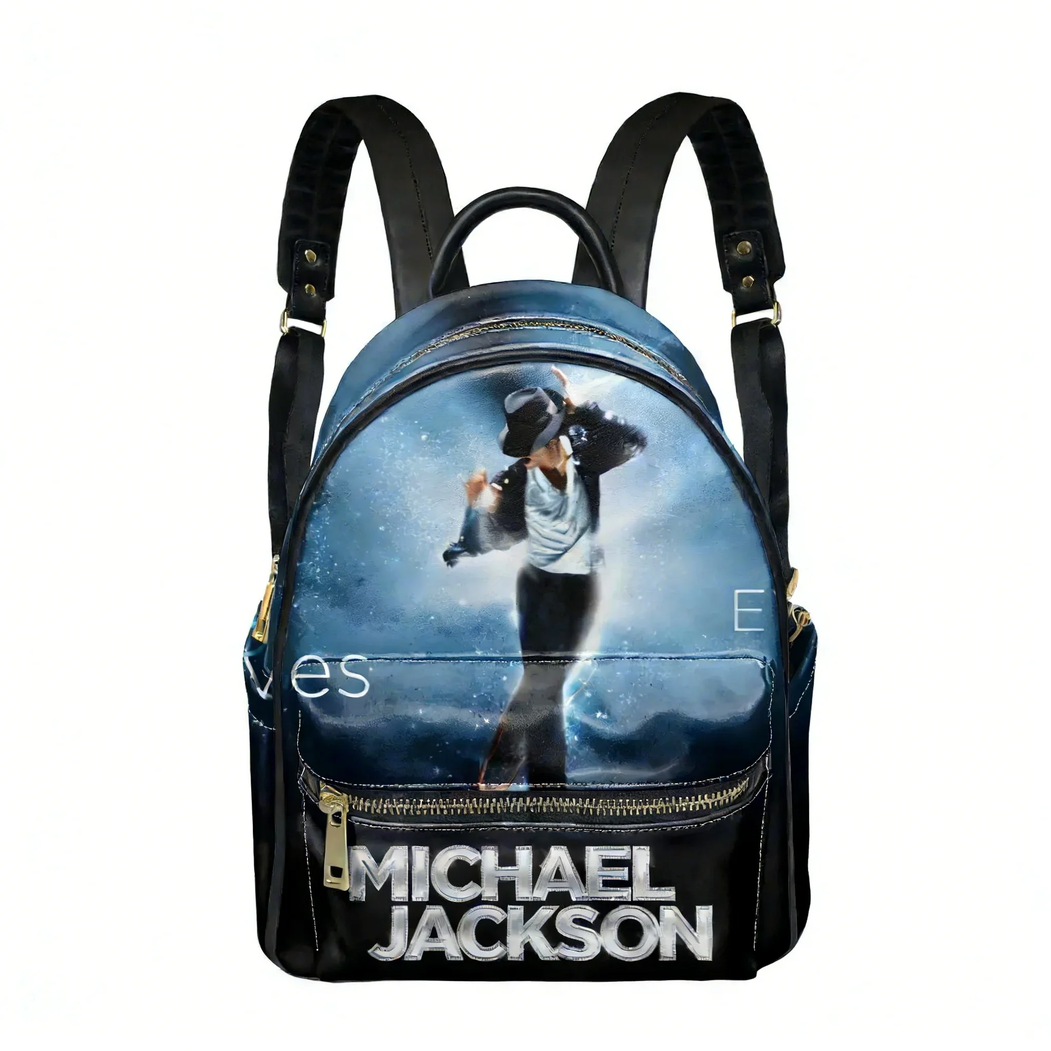 

Michael Jackson Backpack Dance Moonwalk Women Men Personalized Double Shoulder Bag Business Travel Bookbag Rucksack Gift Daypack