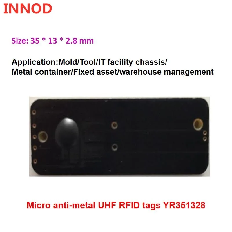 900mhz middle range proximity 1-2meters uhf tag iso18000-6c RFID EPC G2 chip Vehicle UHF Metal Tag for car license installation