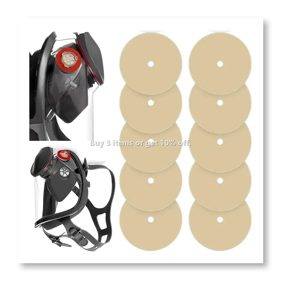 ✿10 Pcs 6893 Inhalation Valve for 6200 6800 7500 Series, 6000 Series Full and Half Facepiece Accessories
