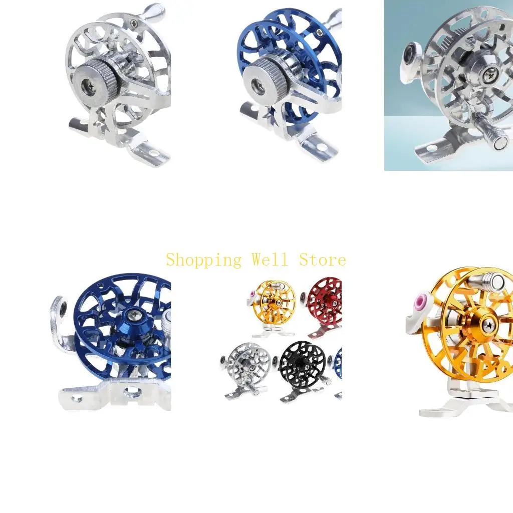 KX4B Fishing Reel with Upgraded Base Lightweight Mini Fly Wheel Tackle For Trout Pike