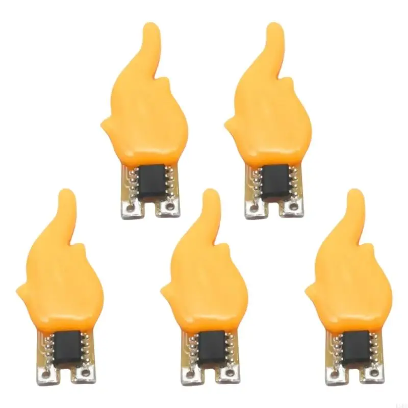 e5be 5pcs LED شمعة اللهب الشمعة ضوء اللهب على شكل خيوط اللمبة لحزب التخييم مطعم تزيين الضوء الدائم
