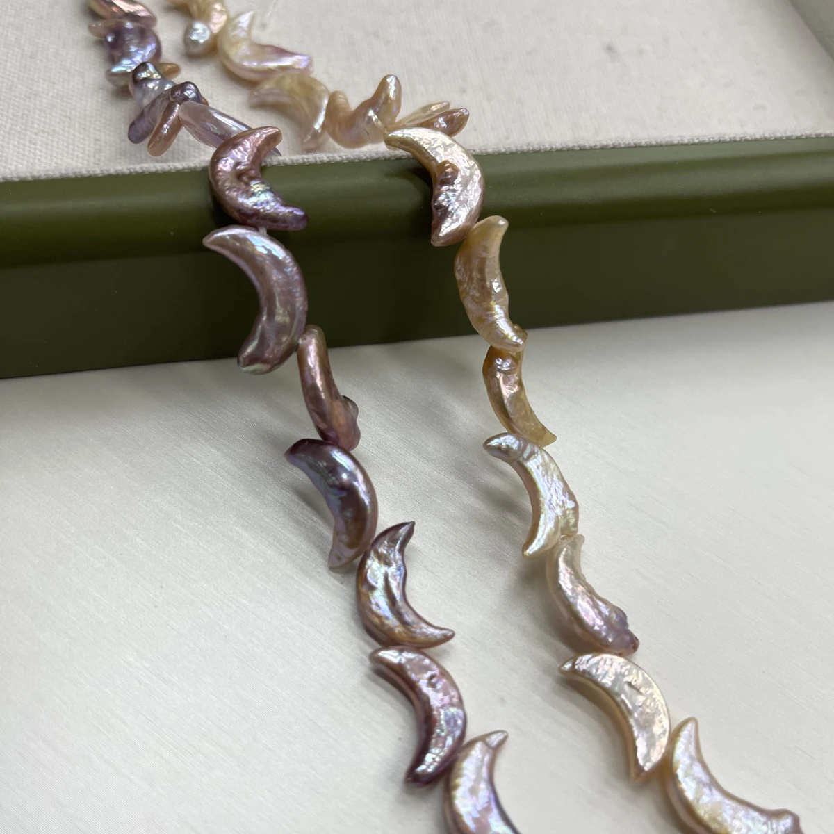 

Moon Pearl Natural Freshwater Isolation Pearl 10x16 mm For Jewelry Making DIY Necklace Bracelet Earrings Accessory