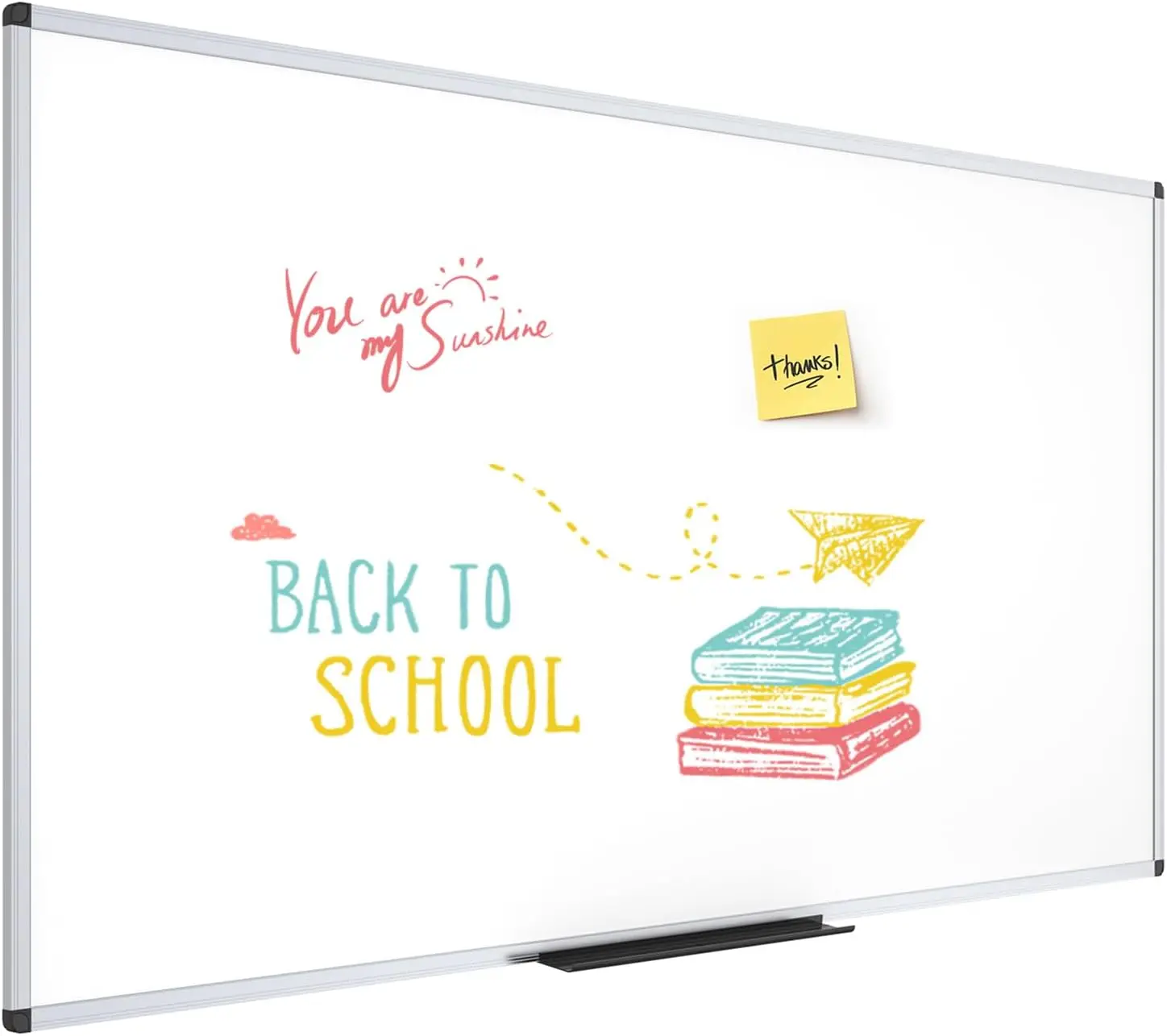 

Dry Erase Board 72x48 Inches, Wall Mounted Whiteboard for Office School Home, Smooth Writing & Easy Clean