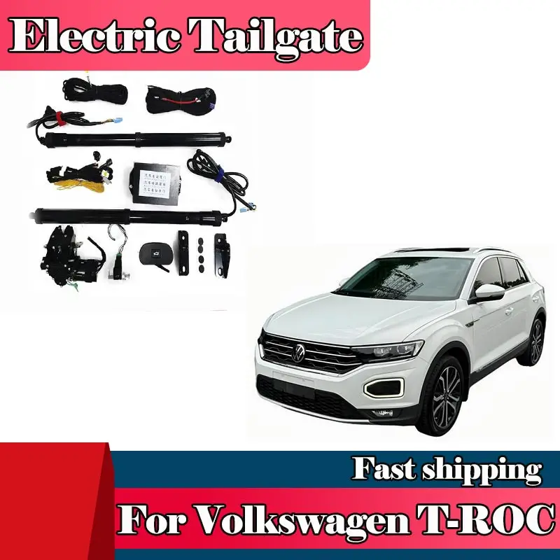

Электрический подъемник задней двери автомобиля, автоматическое открывание багажника, задние двери, электроприводные ворота для Volkswagen T-ROC, автомобильный аксессуар