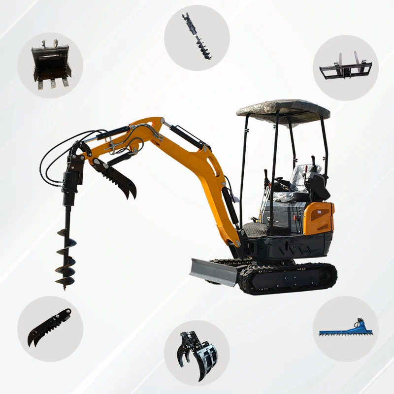 Mini excavadora proveedor excavadora de orugas Mini nuevo motor Kubota producto personalizado