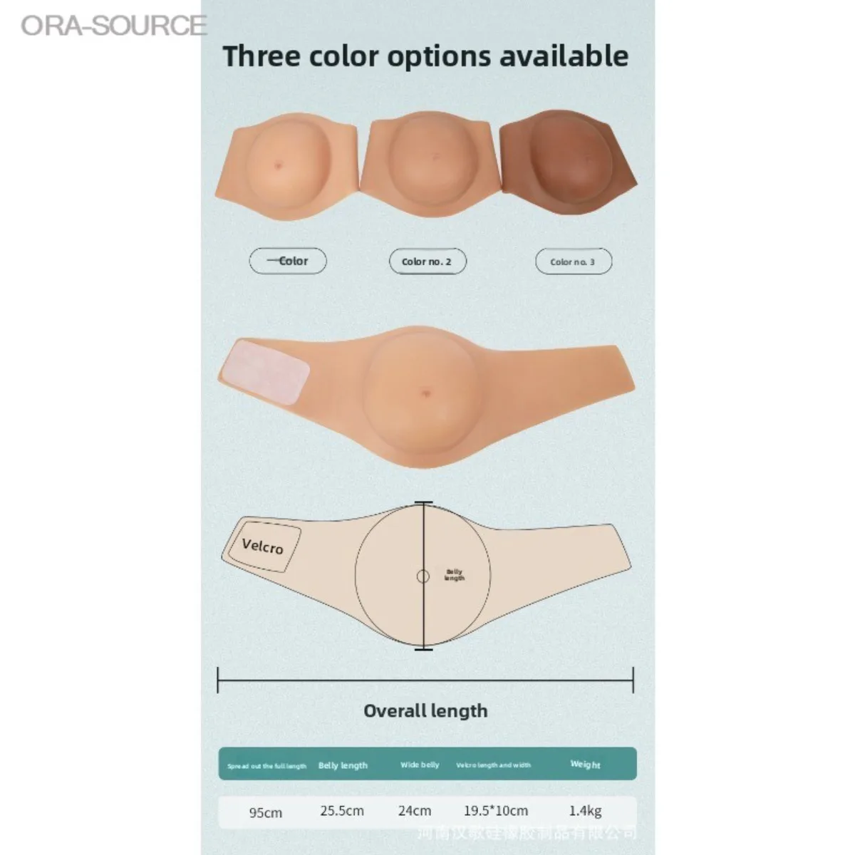 Silicone Fake Pregnant Belly Simulation Maternity Prop Photoshoot Costume Breathable Adjustable Halloween Realistic Lightweight