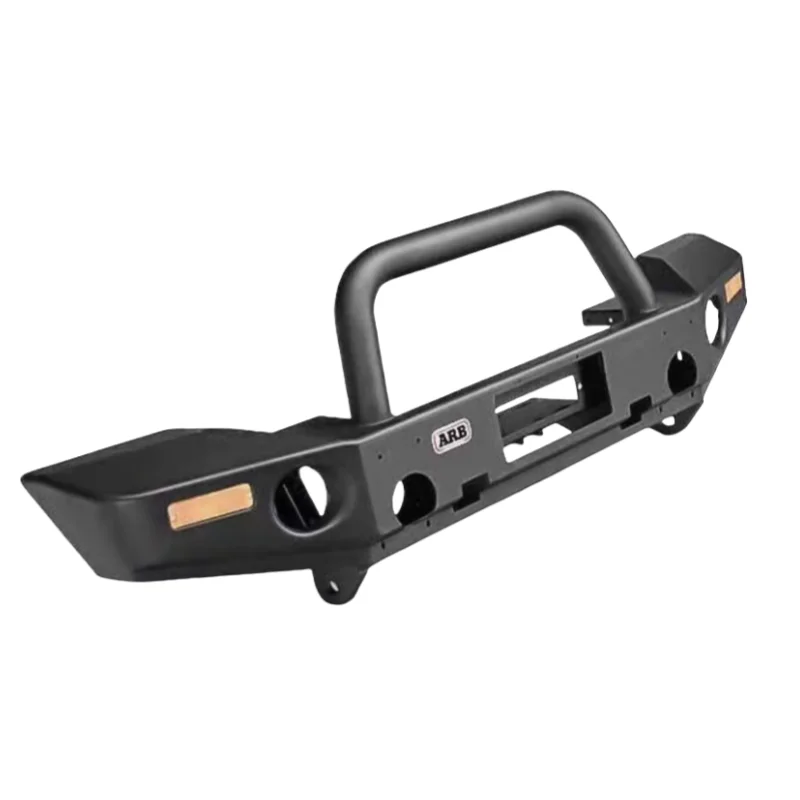 

New For JK Wrangler ARB Front Bumper Guard Rear Positioned with Tow Hook Cut-Outs for Upgrade or Replacement