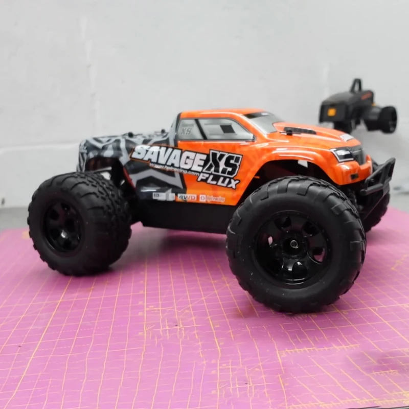 HPI Savage XS Flux 1/12 스케일 4WD RC카 원격 조종 전기 오프로드 차량 취미용 장난감