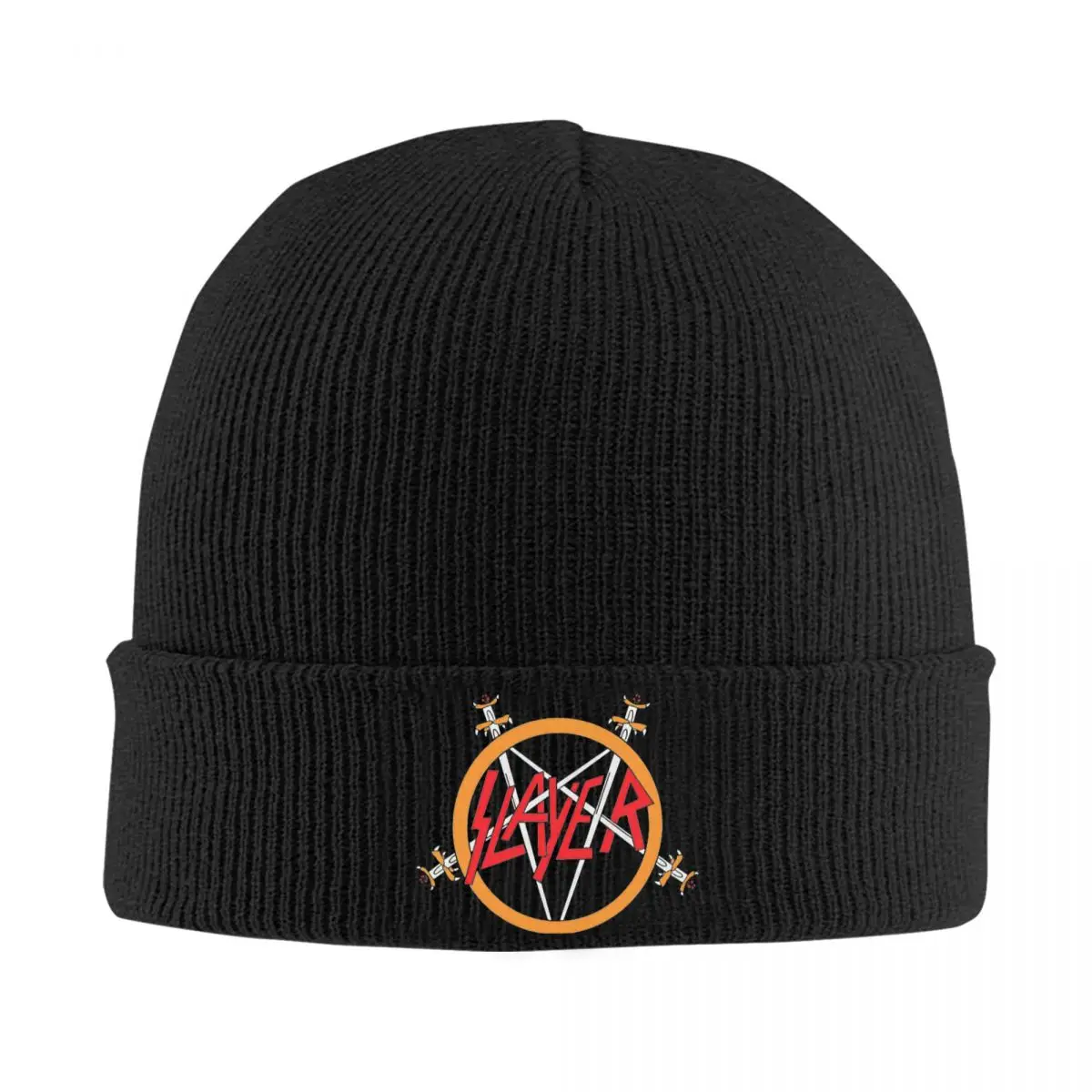 Heavy Slayer Band Knitted Hat Beanie Autumn Winter Hat Warm Fashion Metal Cap for Men Women