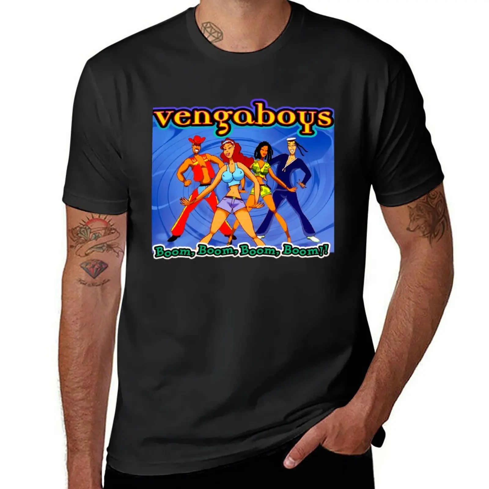 Eurodance Tour Pop Vengaboys Band T-Shirt customizeds quick-drying fruit of the loom mens t shirts