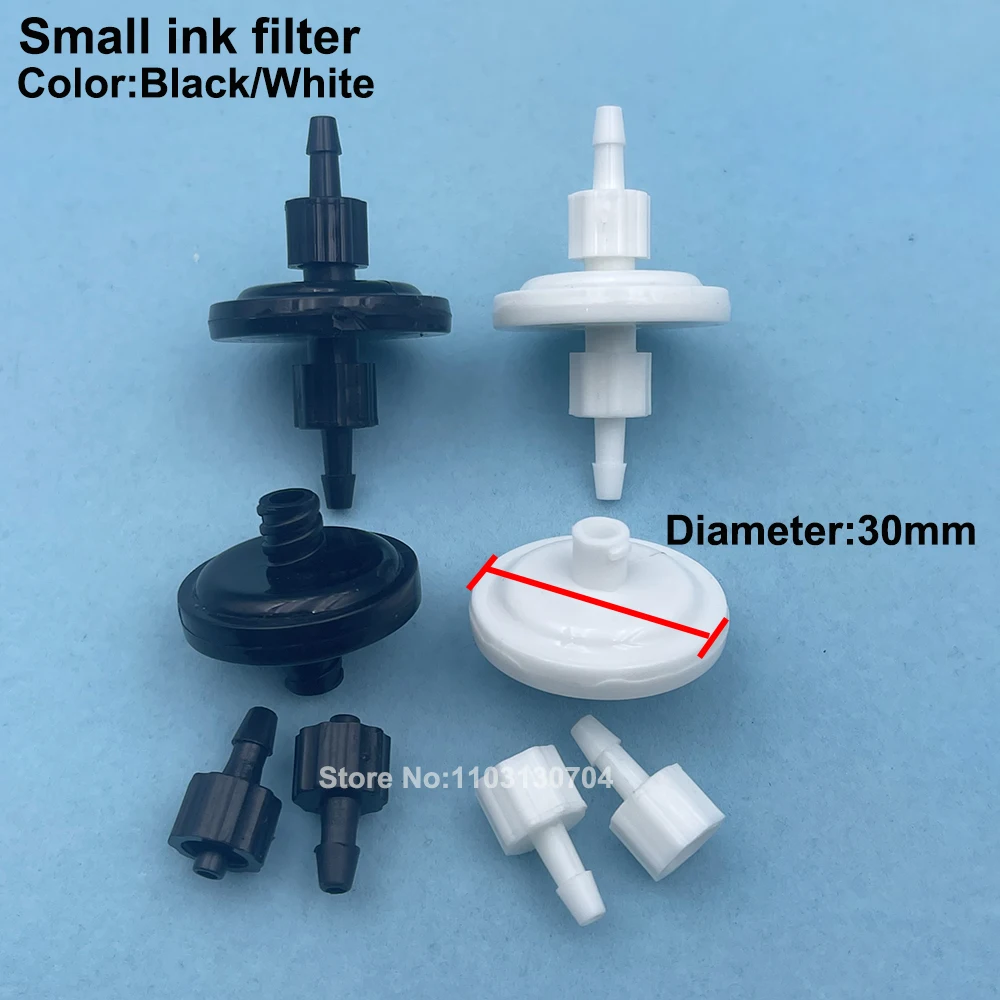 10PC Solvent UV Disc Ink Filter Small Disk Filters 10microns 30mm for Spectra Polaris512 DX5 XP600 TX800 I3200 Printhead Printer