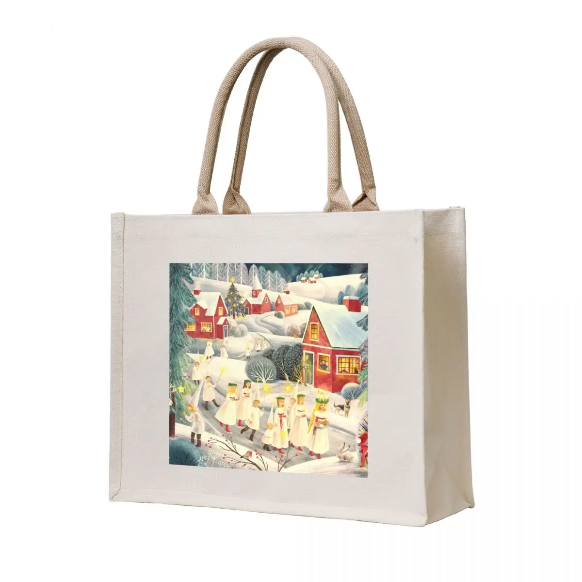 Santa Lucia Tote Bag Women's tote bag Big bag women Customizable tote Lady bags