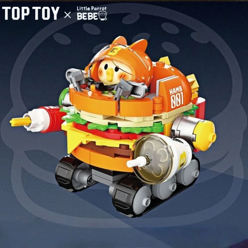 

TOPTOY Little Parrot BEBE Building Blocks Dodo Sliding Club Micro Assembly Children's Toy Anime Construction Assembly Model Gift