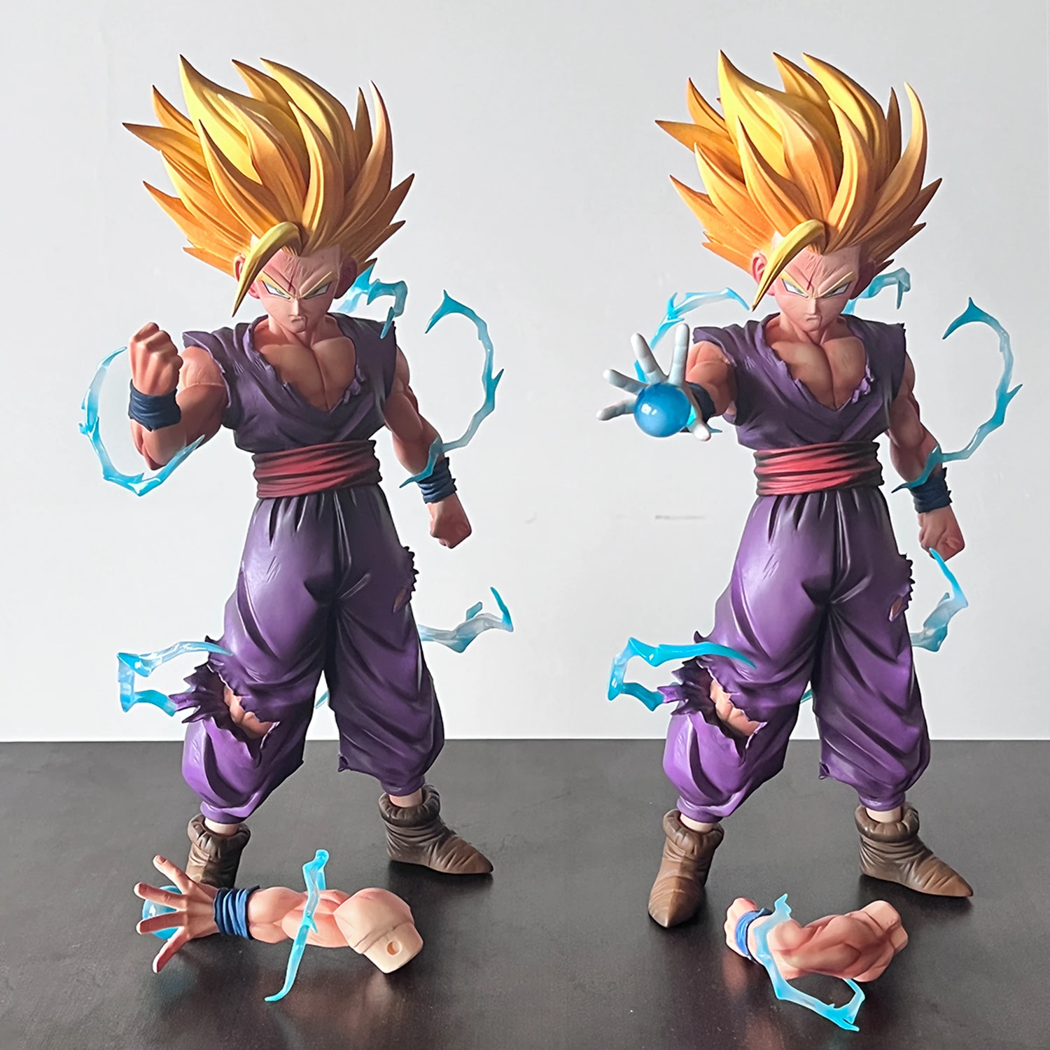 VF Statue Dragon Ball Z Son Gohan Figure Replace arms Gohan Super Saiyan 25.5cm/10.04inch Pvc Statue Collection Mode Toys Gifts - view 2