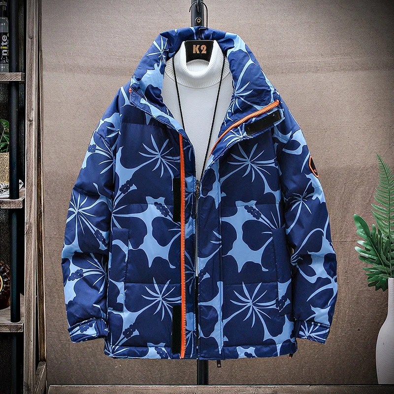 

Мужская зимняя теплая куртка из утиного пуха: модная, универсальная, в нейтральном стиле, парная верхняя одежда, премиум-качество, с длинными рукавами