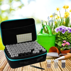 64/120 Slots Seed Storage Container Portable Clear Beaded DIY Diamond-Painting Rhinestone Craft Accessories Organizer New