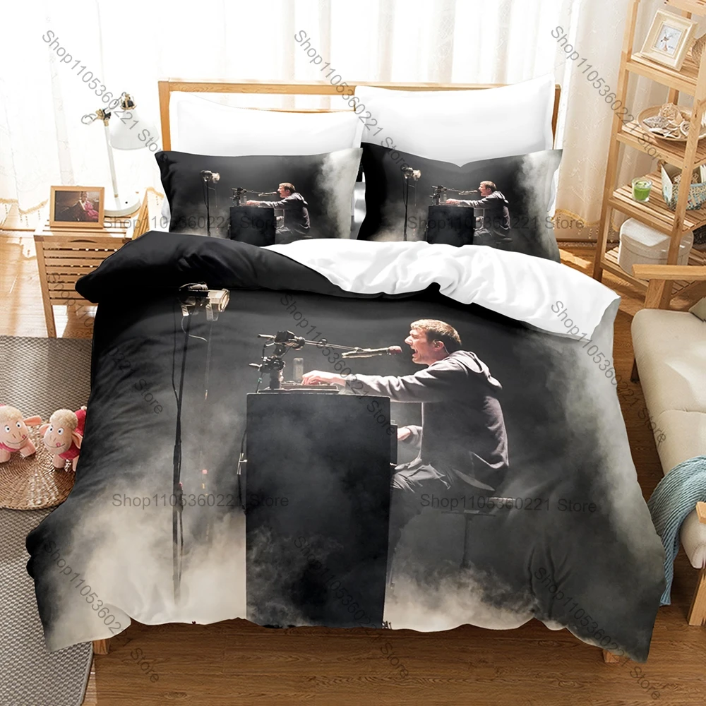 Underground Rave Fred Again Boiler Room Full Printed 3PCS Bedding Duvet Cover + 2 Pillowcases Teen Dorm Home Decoration