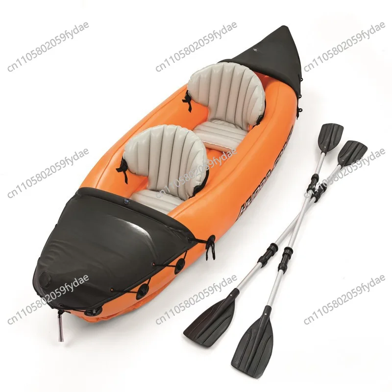 Double Rowing Single Inflatable Boat Three-person Assault Boat Fishing  Rubber Canoe Sports Outdoor