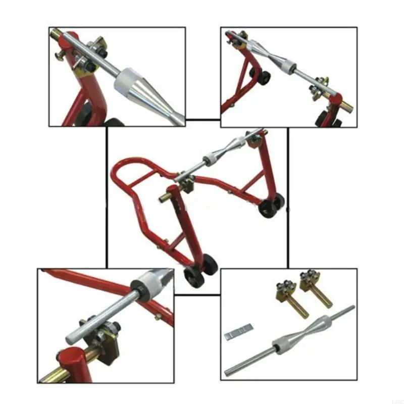 

L5BC Sturdy Motorcycle Wheel 40cm Standard Tire Repair Tools Manual Tire for Wheel Truing-Balance Stand