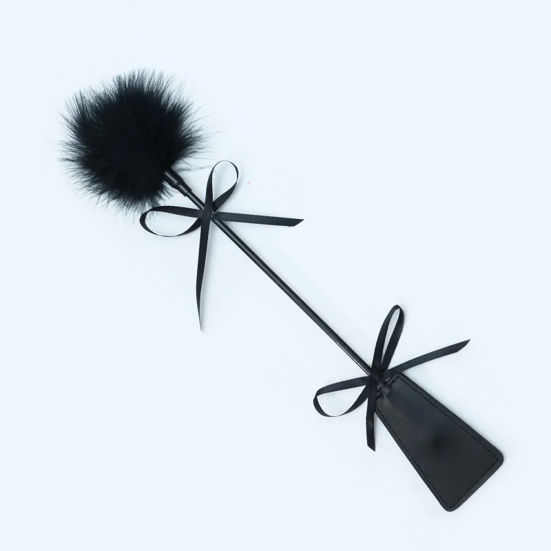 BDSM ريشة سوط الجلود الردف الرقيق الأزواج الجنس لعب تأثيري الكبار يمزح ألعاب يمزح الدعائم عبودية الدعائم #2