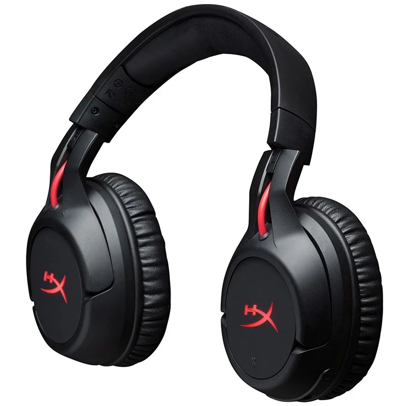 HyperX Cloud Flight wireless gaming earphones, supporting Ouvido phones, Audio Com Fio connection, PC, PS4, Xbox, 3.5mm