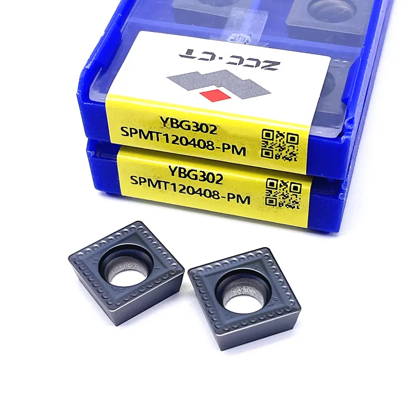 

SPMT120408-PM YBG302 High quality thread cutting hard alloy blade SPMT120408
