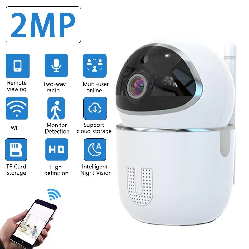 كاميرا 360 °   كامل دوران بانورامي التوصيل والتشغيل أمن المنزل 2.4G واي فاي عدسة الكاميرا حامي للمنزل/المكتب/المتجر