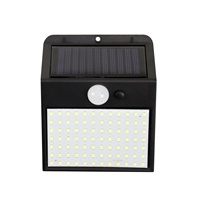 3 Sided 170LED PIR Motion Sensor Sunlight Control Solar Energy Street Lamp Home Garden Solar Power Induction Wall Light